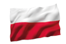 Polnische Flagge für Verkehre nach Polen