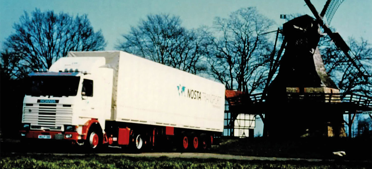 former NOSTA truck on the road